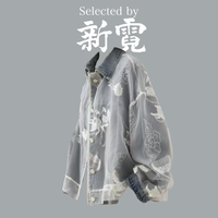 花透し 刺繍デニムジャケット