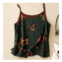 Retro Chinese Cami Tops