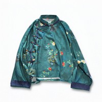 チャイナ風ブラウス Retro Flower