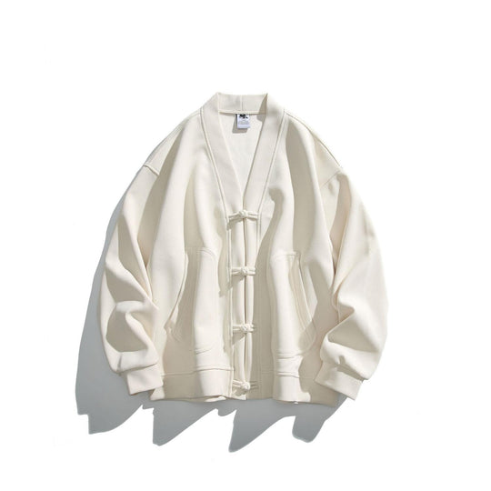 チャイナ・ワッフルカーディガン