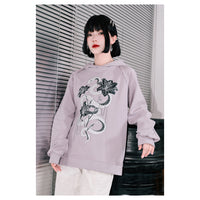 Snake printed Hoodie